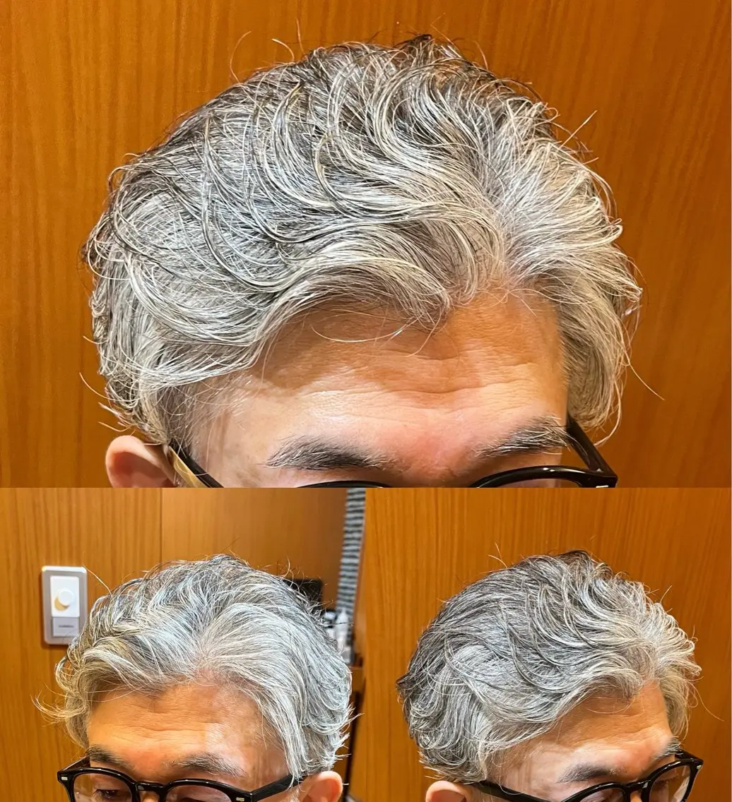 ミディアム ミディアムパーマ 砂川 すながわのヘアスタイル