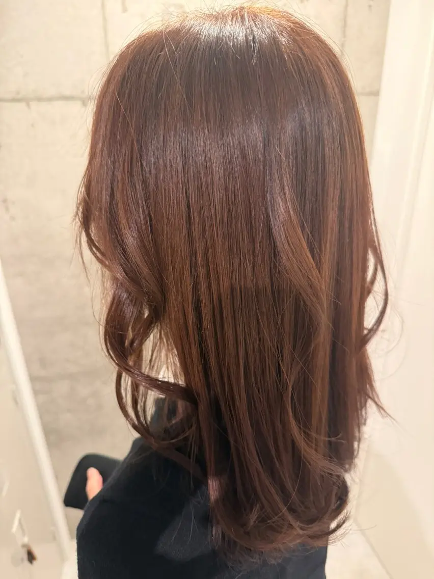 セミロング 川幡 佳央のヘアスタイル