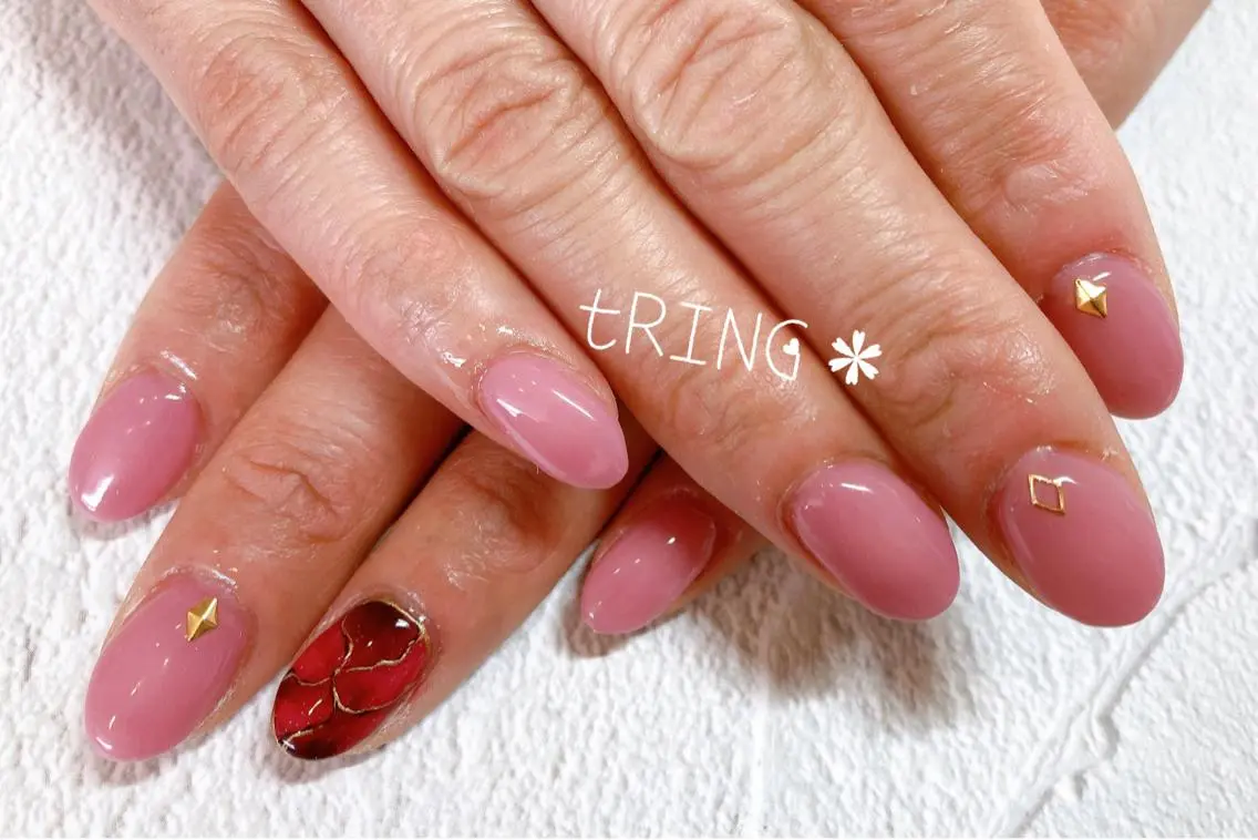ネイル ハンドネイル tRING* しいの木台のネイルデザイン