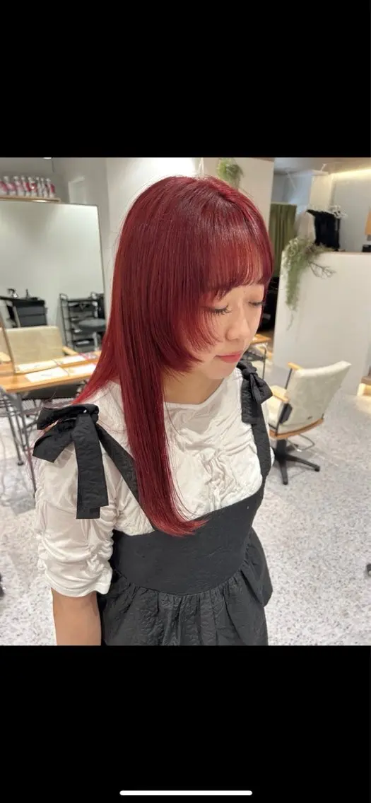 ロング ヘアカラー hair&eye🎀 /momoKaのヘアスタイル