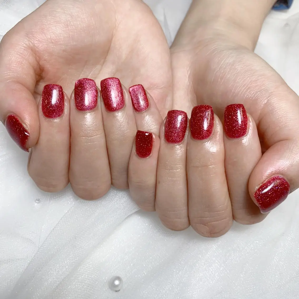 ネイル マグネットネイル ハンドネイル Nail salon 木にいるのネイルデザイン
