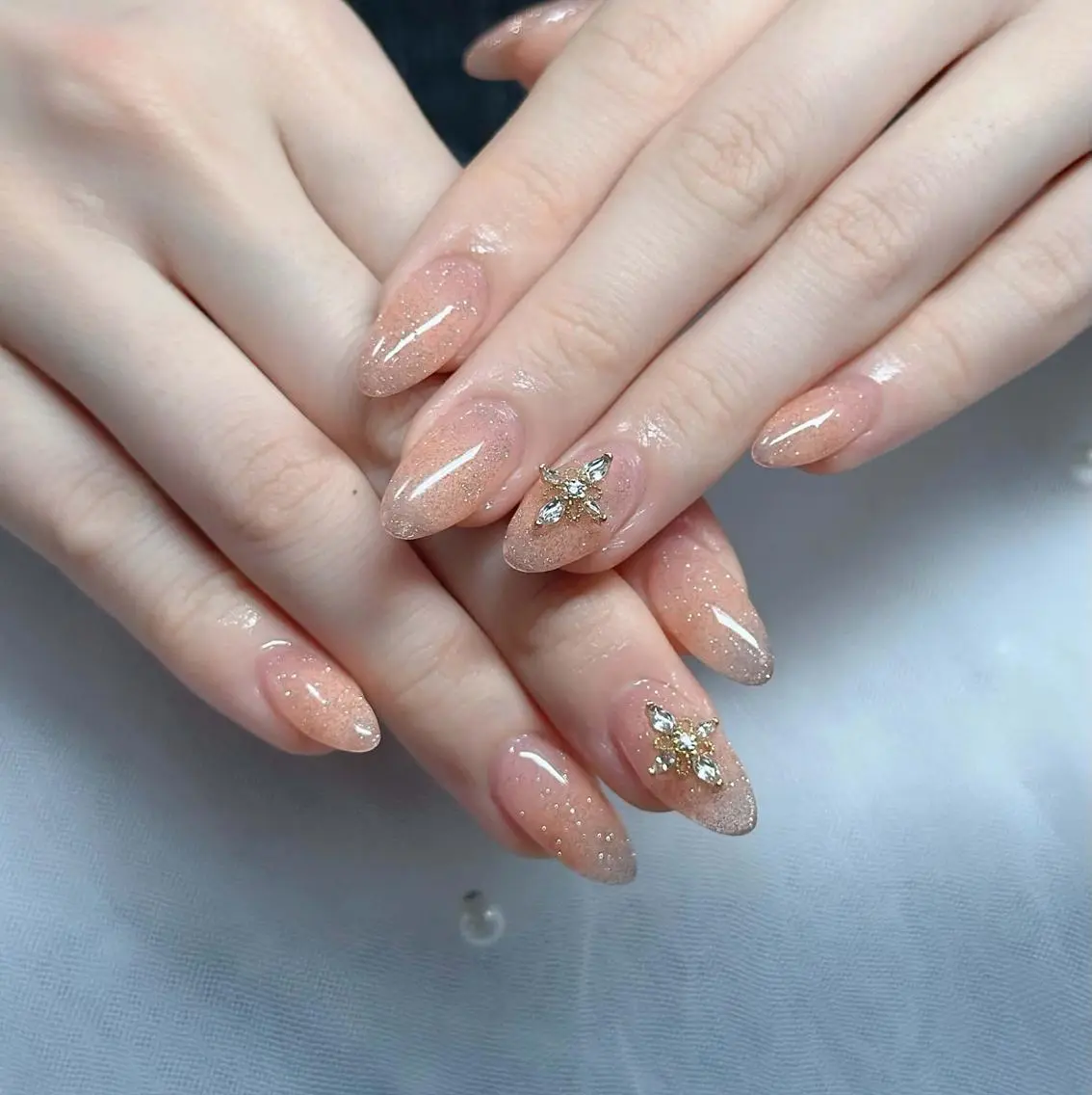 ネイル フレンチネイル ジェルネイル ハロウィン 韓国ネイル マグネットネイル ハンドネイル H.baby Nail Salonのネイルデザイン