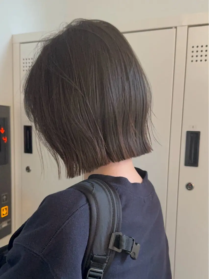 ショート カット ヘアカラー トリートメント ボブ/レイヤーカット 縮毛矯正/コウキ新宿のヘアスタイル
