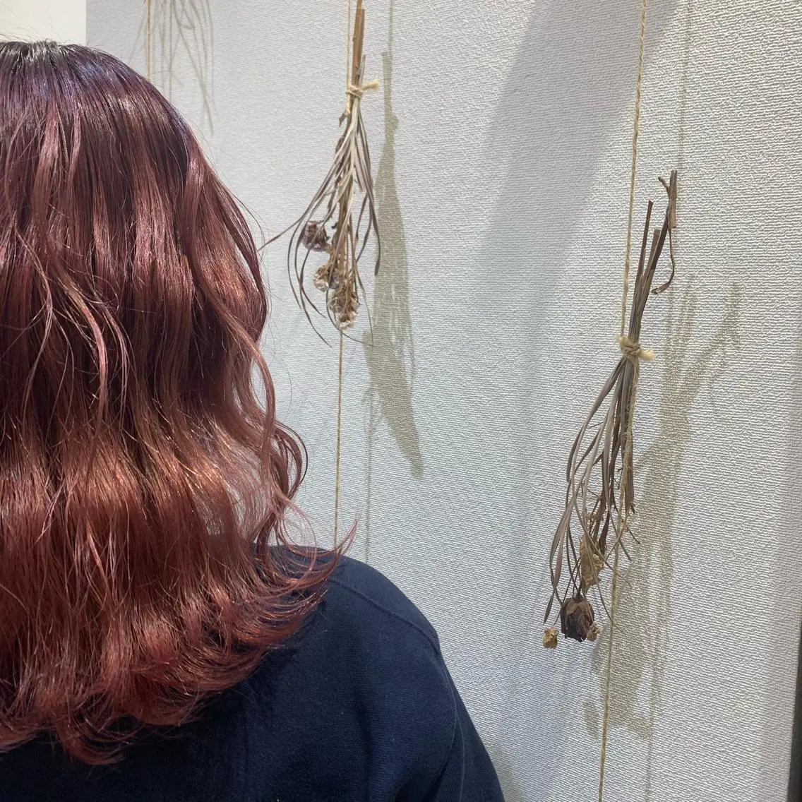 ミディアム カラー ヘアアレンジ 小白井 由美のヘアスタイル