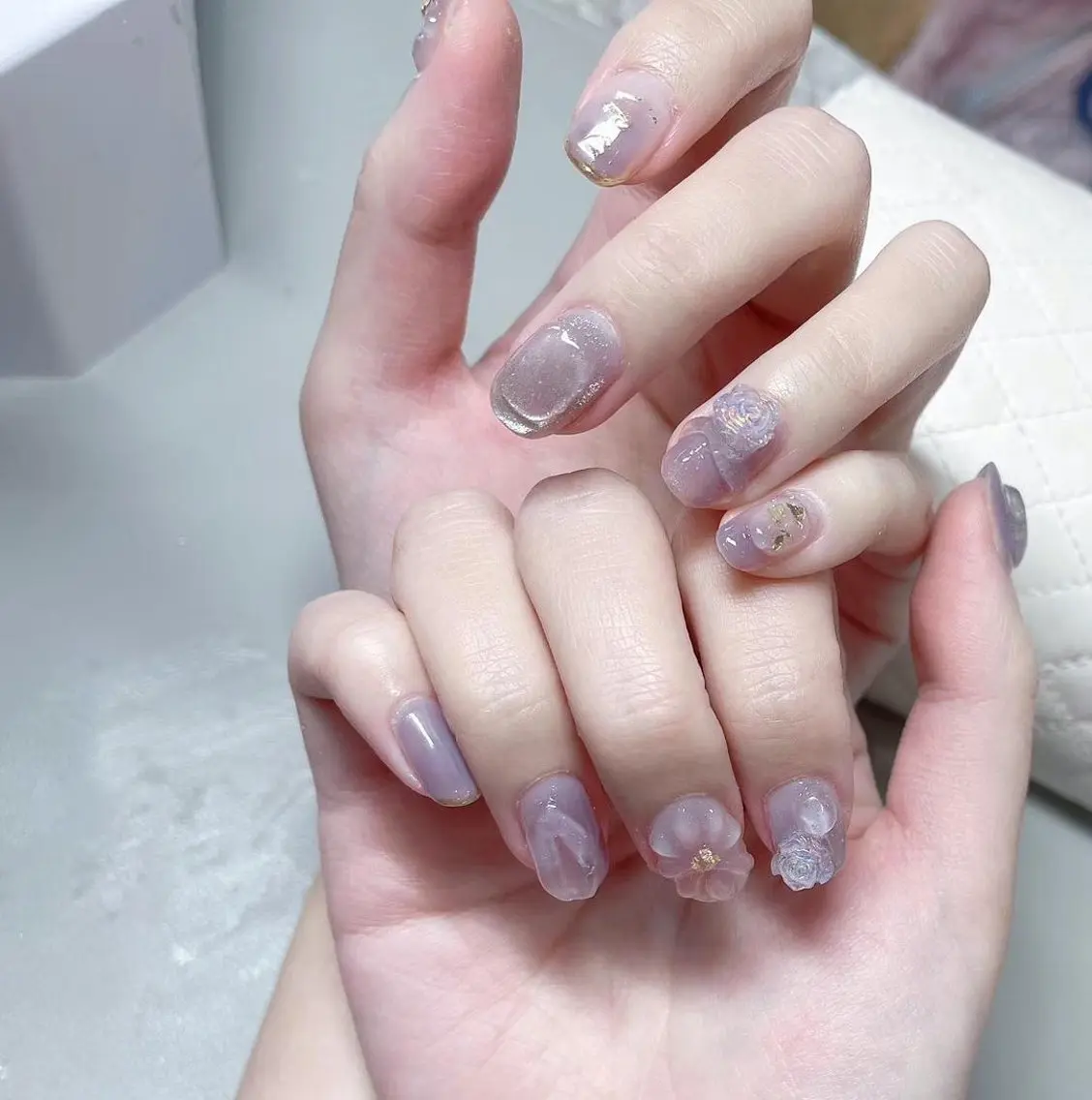 ネイル 持ち込み ワンホンネイル 🎀ネイルサロン エクラYUI🎀のネイルデザイン