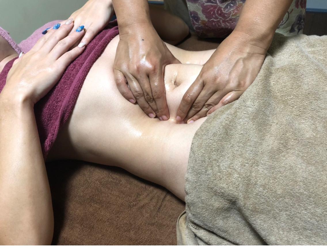 【痩せなくなったお腹へ】腸もみ・お腹コース40分7980→6500円3D腸骨（腸もみ）の写真
