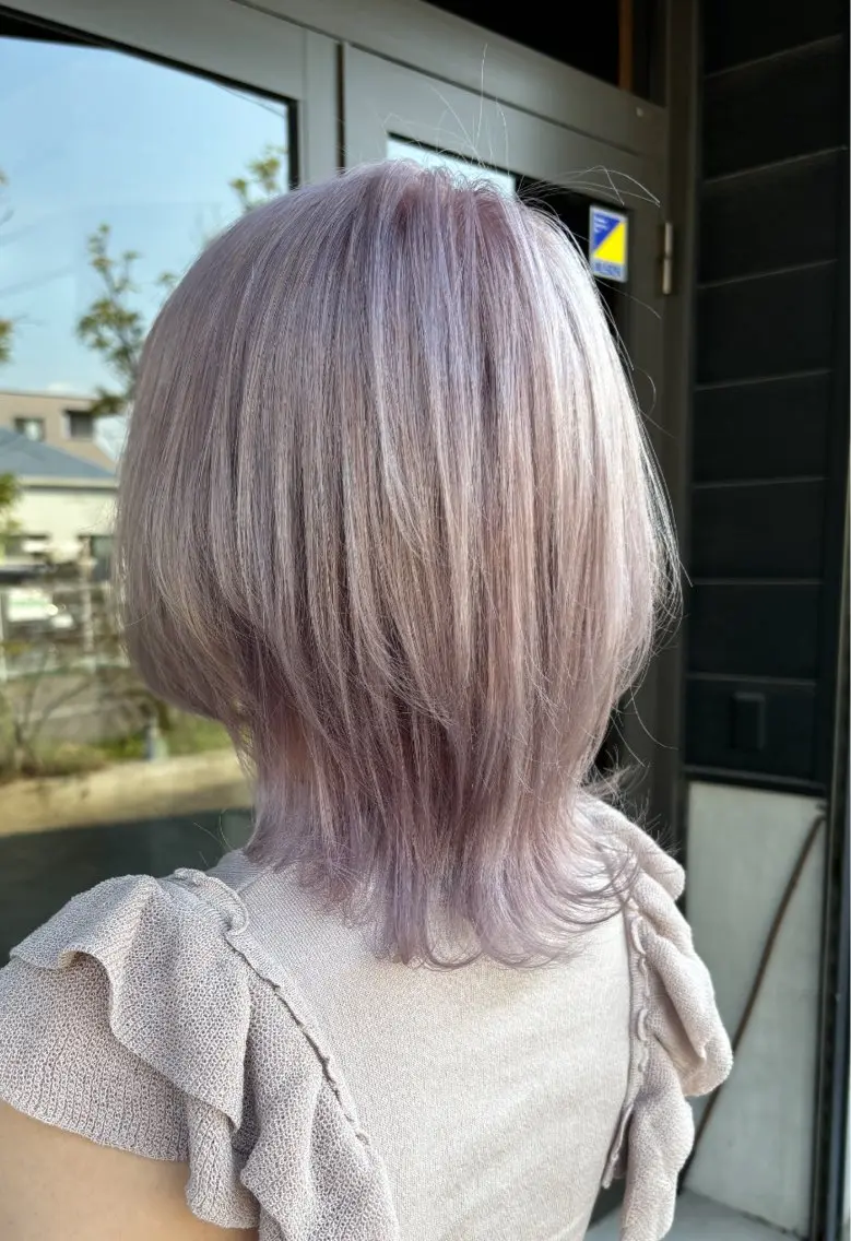 セミロング ［ステレオ知立］岡田 ウルフ✂️のヘアスタイル