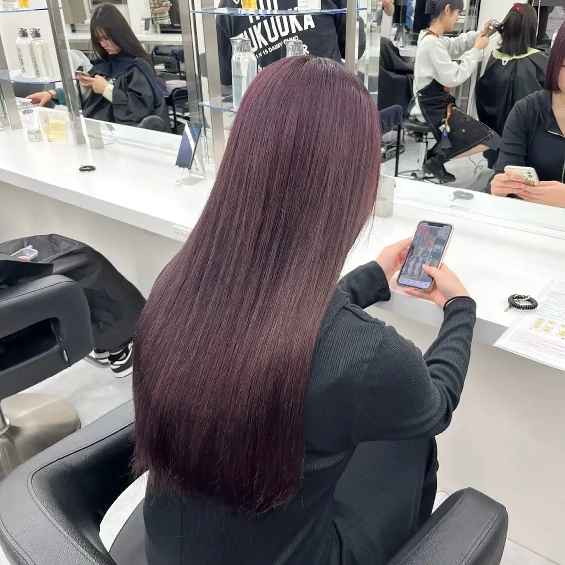 ロング カラー パーマ ヘアアレンジ メンズ キッズ メンズ韓国風 透明感カラー 髪質改善 韓国風ヘア レイヤーカット ヘアカラー ベージュブラウン 🎀Himari🎀のヘアスタイル