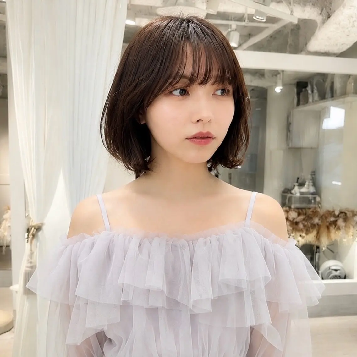 【ミニモ限定】大人の似合わせボブ+イルミナカラー+TRの写真