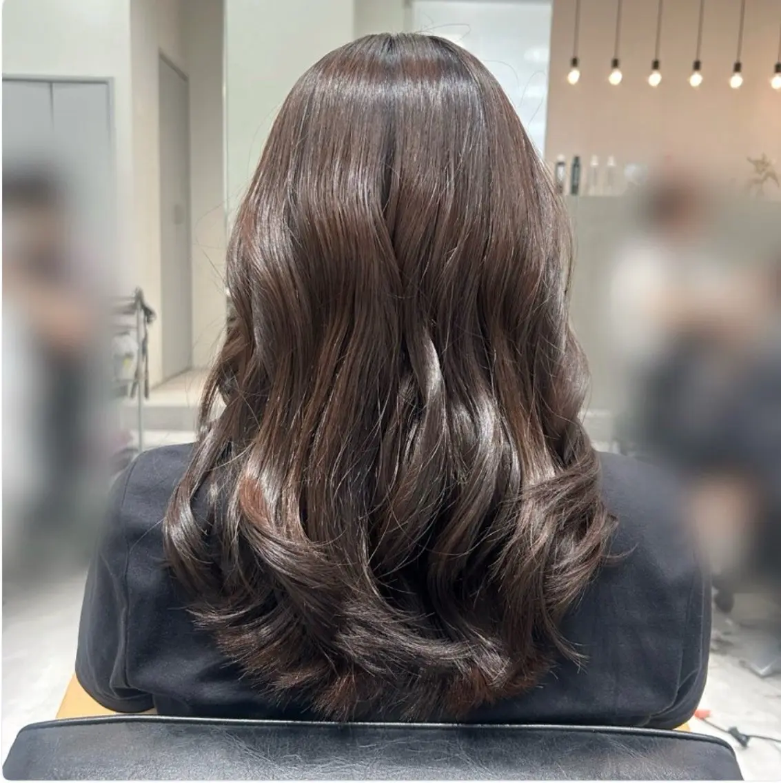 セミロング カラー ブラウンカラー 透明感カラー み さ☘️ ／ SOYON 栄のヘアスタイル
