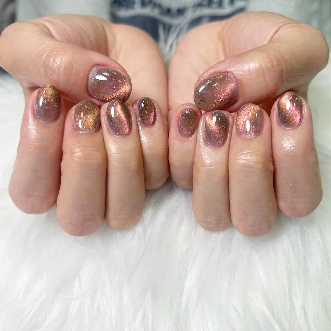 ネイル フラッシュネイル フレンチネイル ジェルネイル キラキラネイル マグネットネイル ハンドネイル フットネイル haac nailsのネイルデザイン