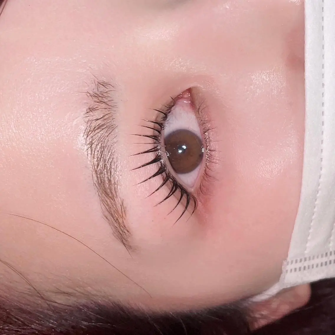 上下まつ毛パーマの写真