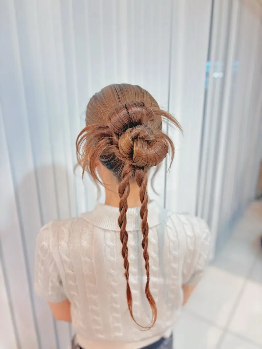 ヘアアレンジ 🎀カラーモデル 募集中✧めい🎀のヘアスタイル