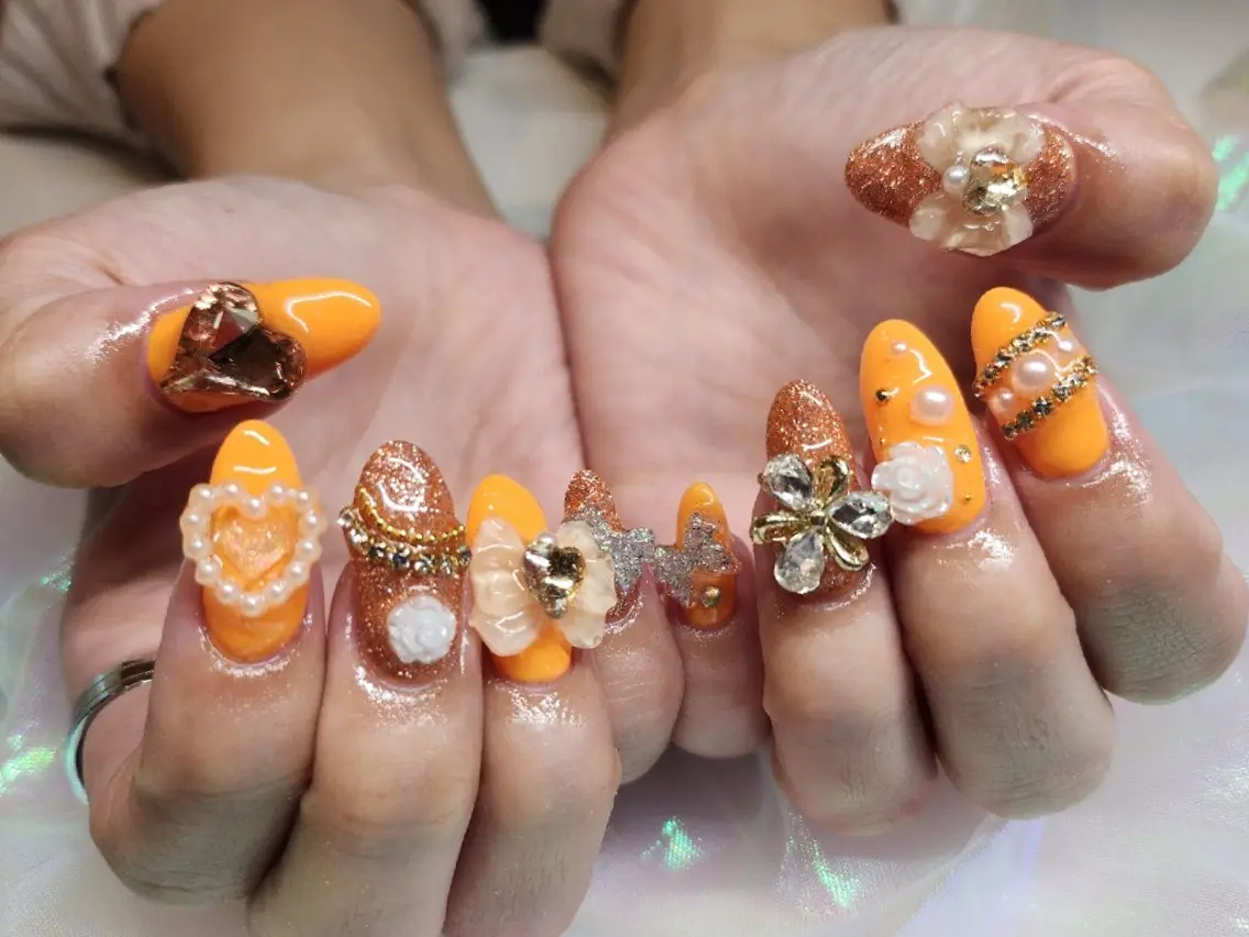 ネイル ハンドネイル 💜bora .のネイルデザイン