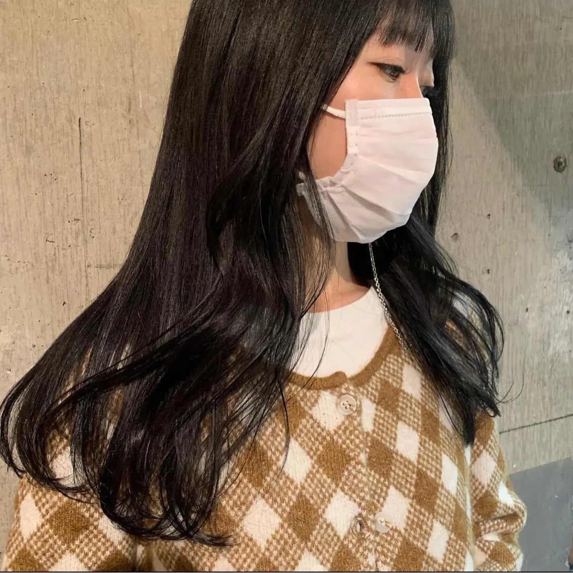 ロング 韓国風ヘア kiyono ⭐︎ダブルカラーのヘアスタイル