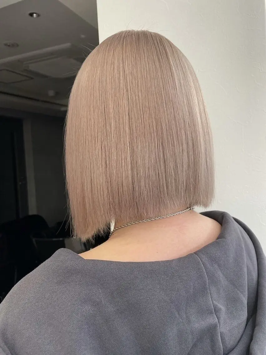 ショート ボブ ケアブリーチ🌟 ♢WATARU♢のヘアスタイル
