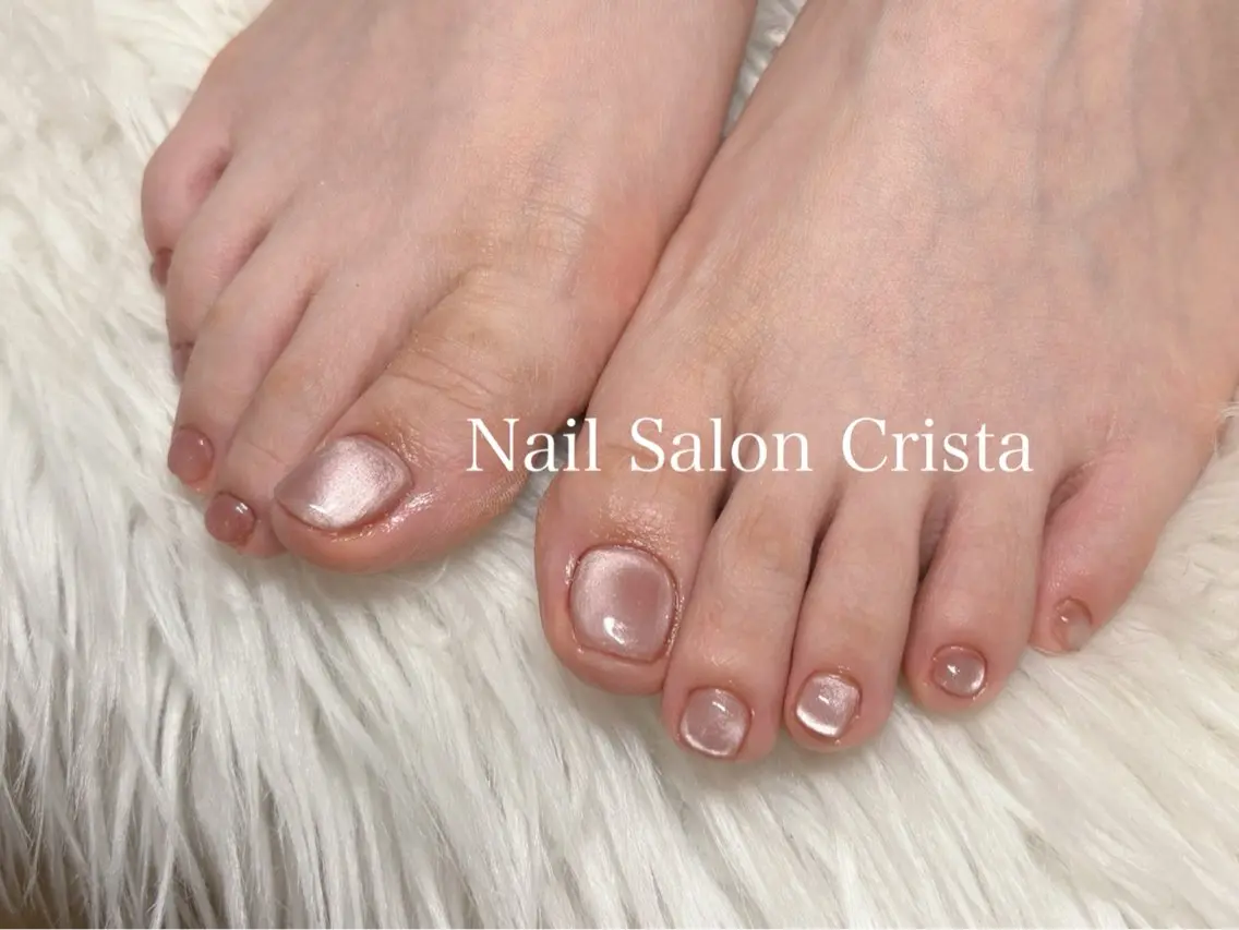 ネイル フットネイル CRISTA MOMOのネイルデザイン