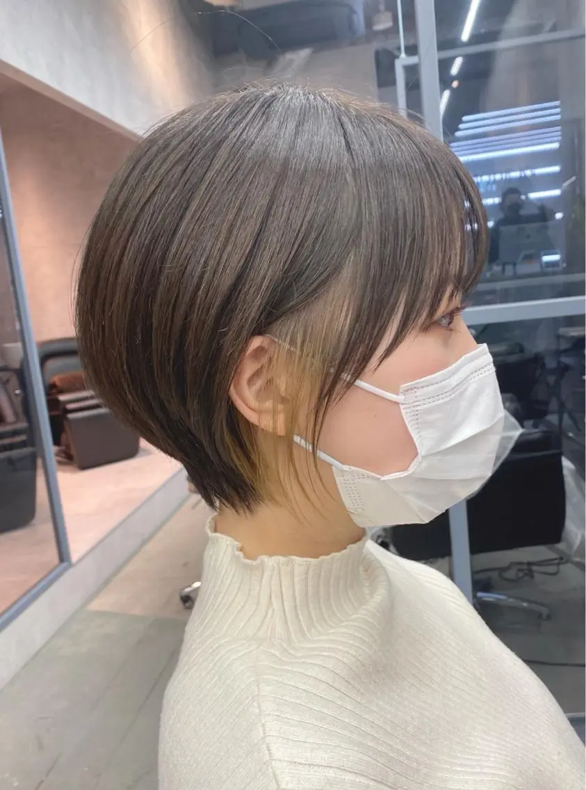 ✨骨格補正ショートカット&透明感インナーカラー&Refaの炭酸泉も無料の写真