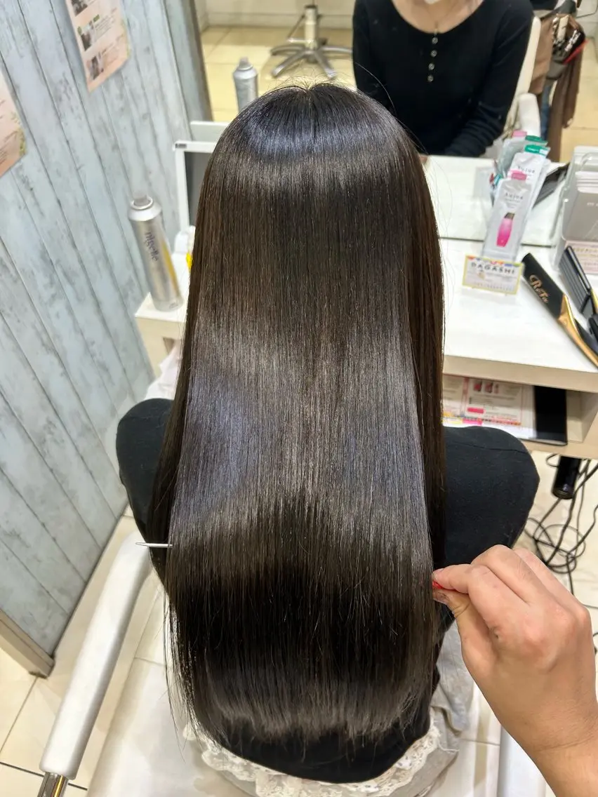 セミロング カラー カット ヘアカラー トリートメント 【髪質改善カラー】 瀧田嵐士🇰🇷のヘアスタイル