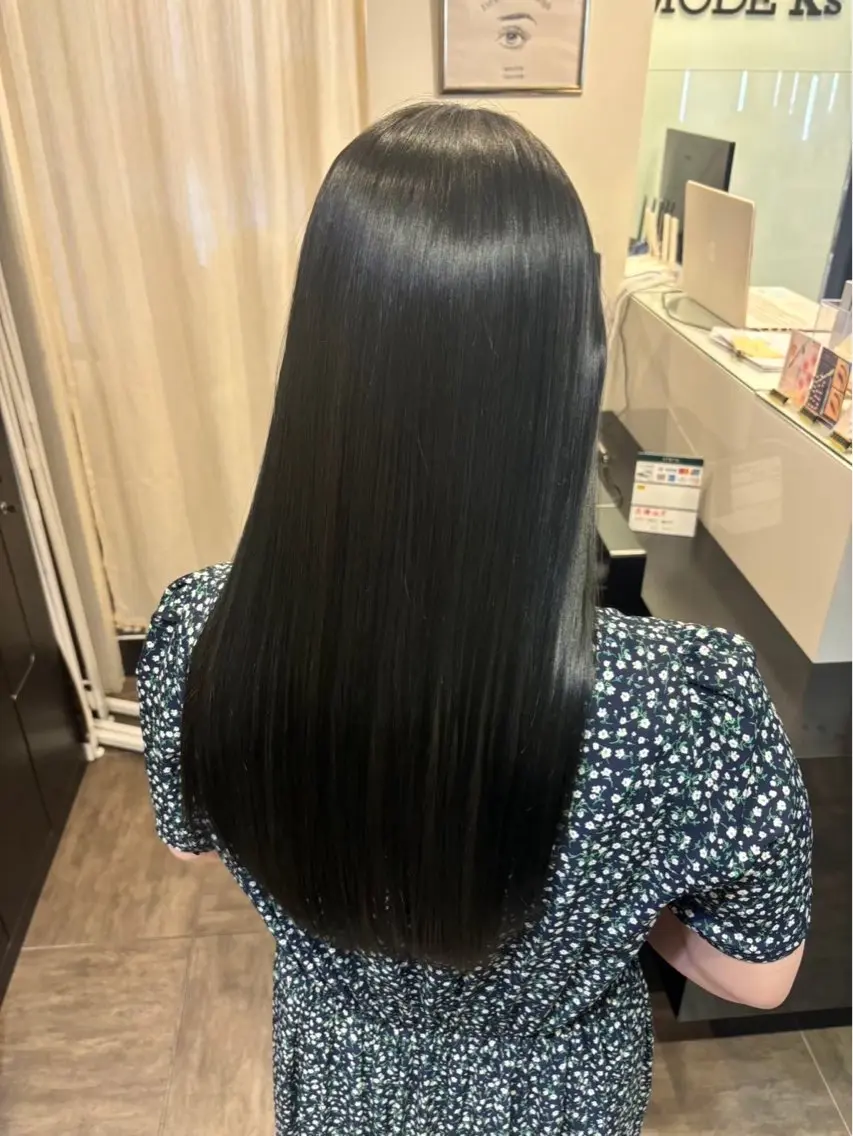 【梅雨前に✨】縮毛矯正➕3stepトリートメント🩵の写真