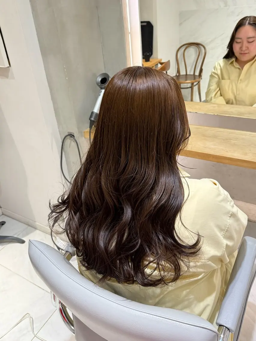 ロング カラー カット トリートメント ヘッドスパ 艶髪/ボブモデル 募集🫧Terukaのヘアスタイル