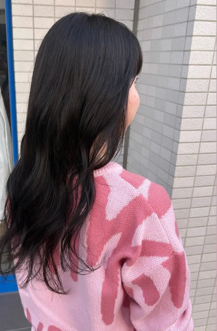 ロング カット ヘアカラー Yukino/ 透明カラー🫧のヘアスタイル