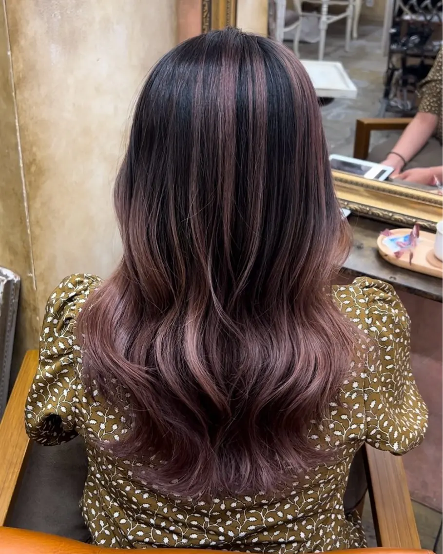 バレイヤージュヘアー💐の写真