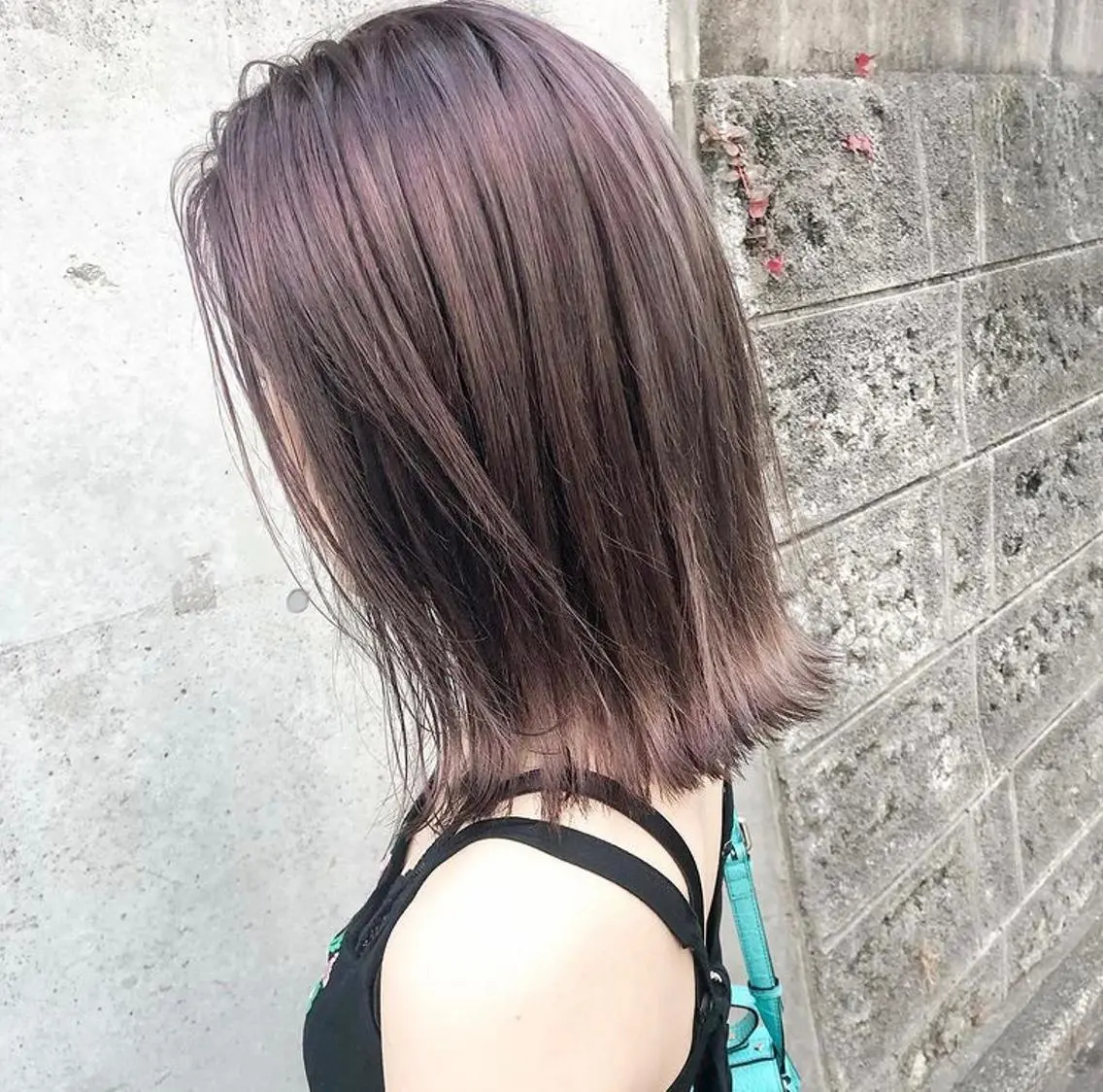 ミディアム カラー カット ヘアカラー HATSUMEI ゆうまのヘアスタイル
