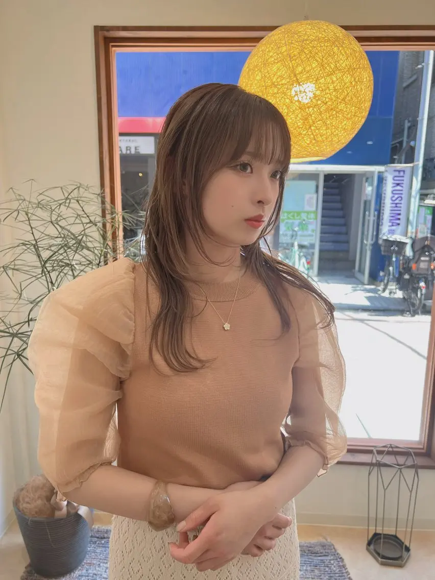 セミロング トリートメント 【⭐️レイヤーカット 髪質改善⭐️】長谷川のヘアスタイル
