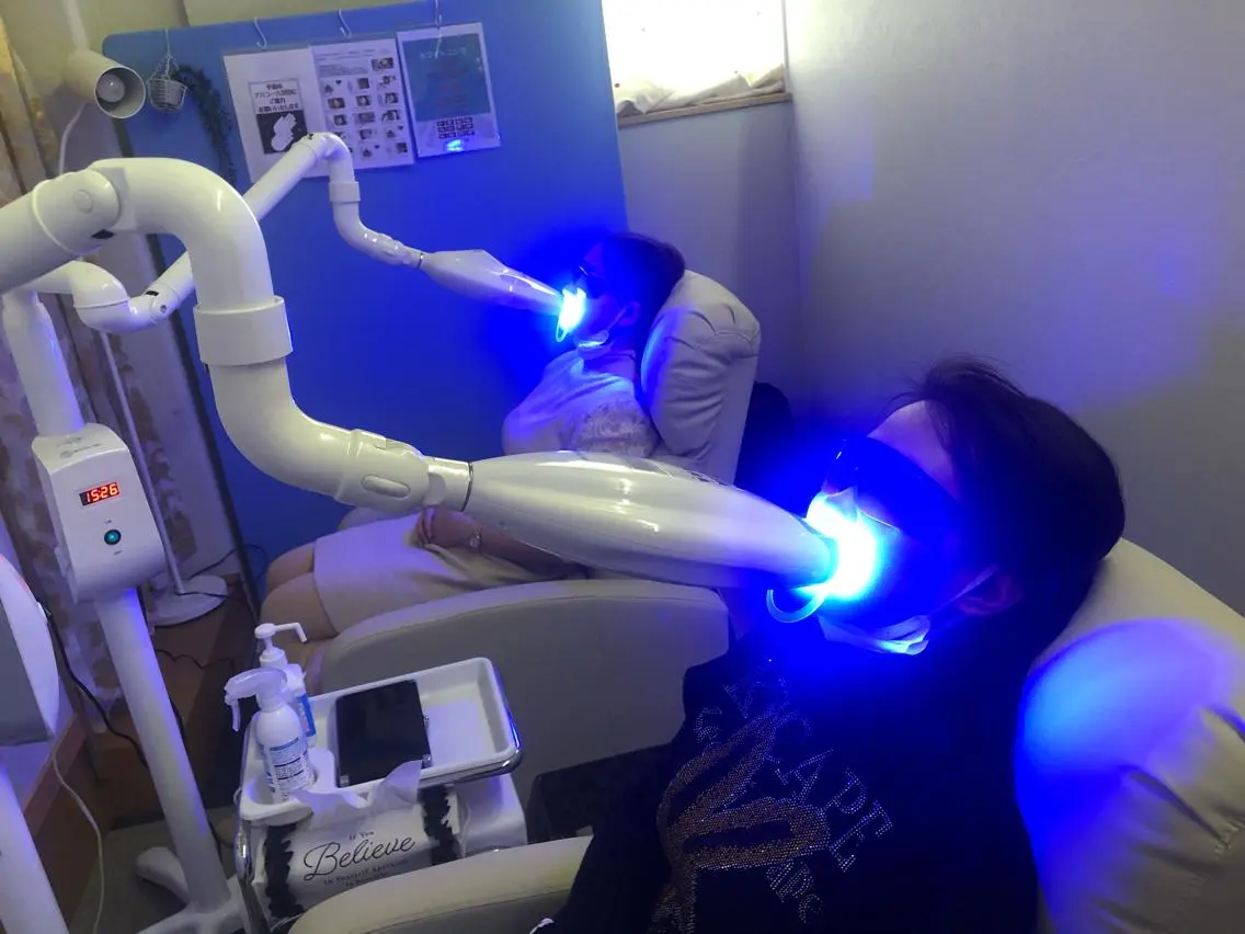 ホワイトニング1回やりたい放題の写真