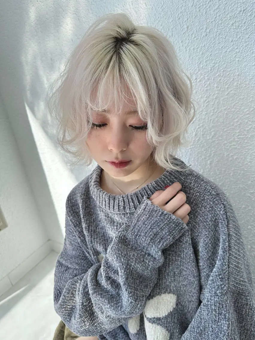 ショート ヘアカラー トリートメント 💎lino _by _ACNE💎 🧸のヘアスタイル