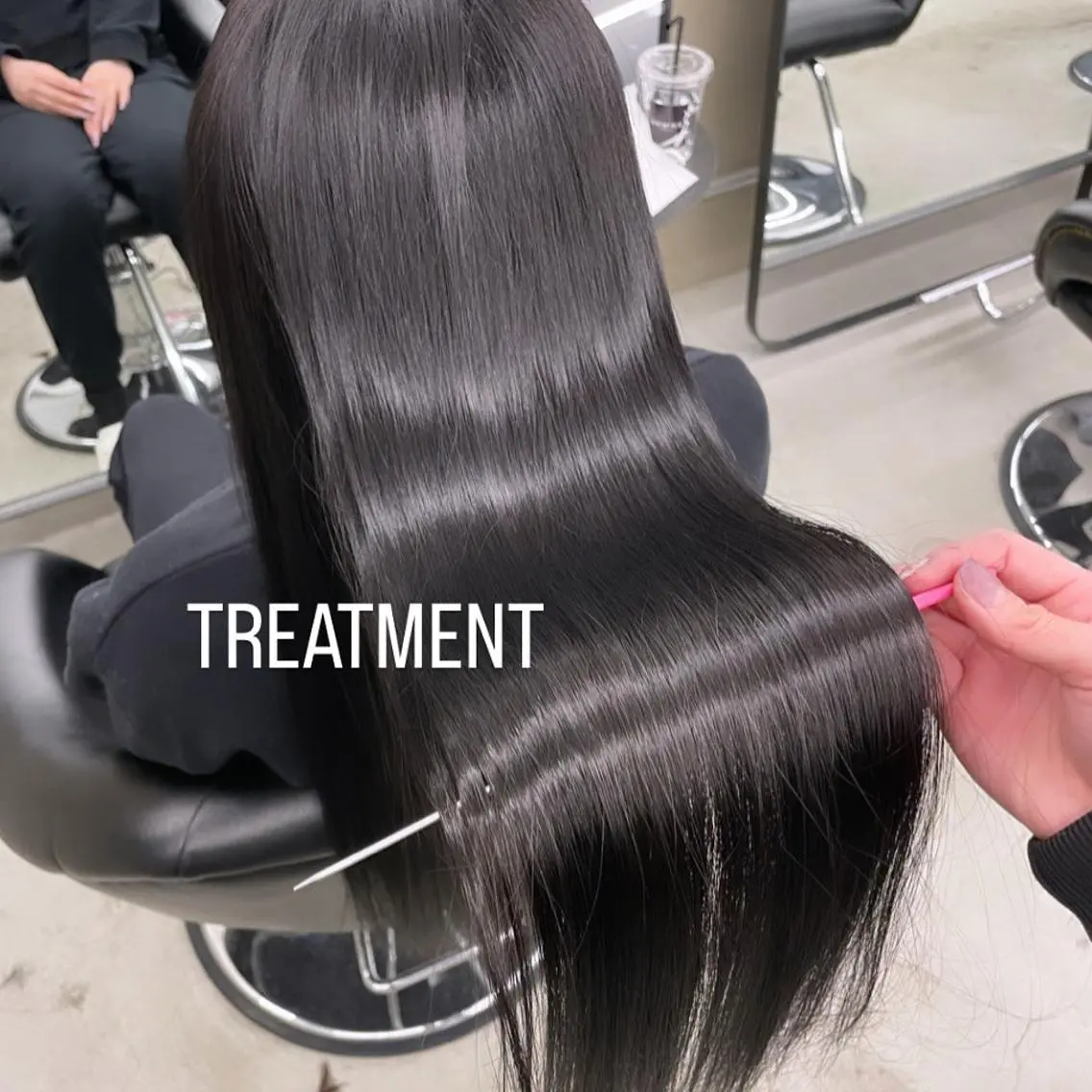 ロング カラー エクステ🩵ブリーチ 韓国ヘア🩵KAEのヘアスタイル