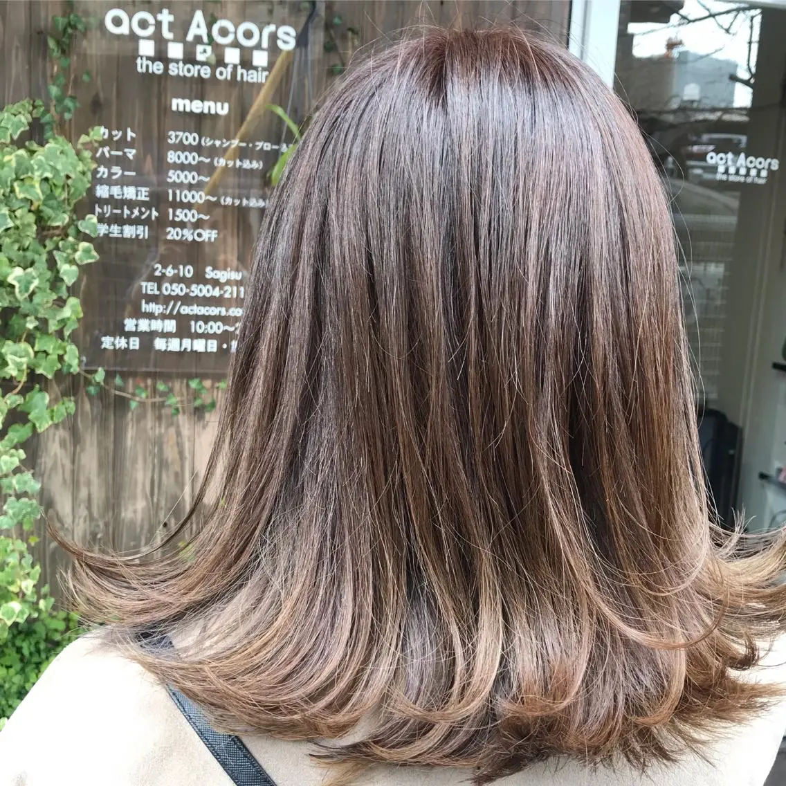 ミディアム 【似合わせカット】 松尾一気のヘアスタイル