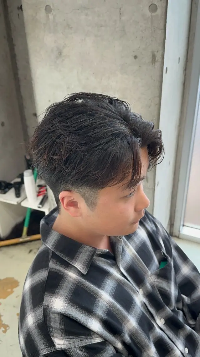 メンズ カット fifth原宿 宮部蓮のヘアスタイル