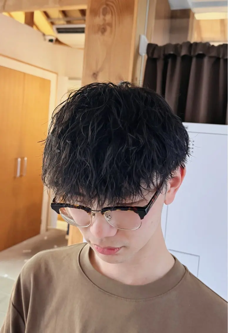似合わせカット&メンズパーマ※パーマの種類によっては料金が変動いたします。お気軽にご連絡ください♪♪の写真