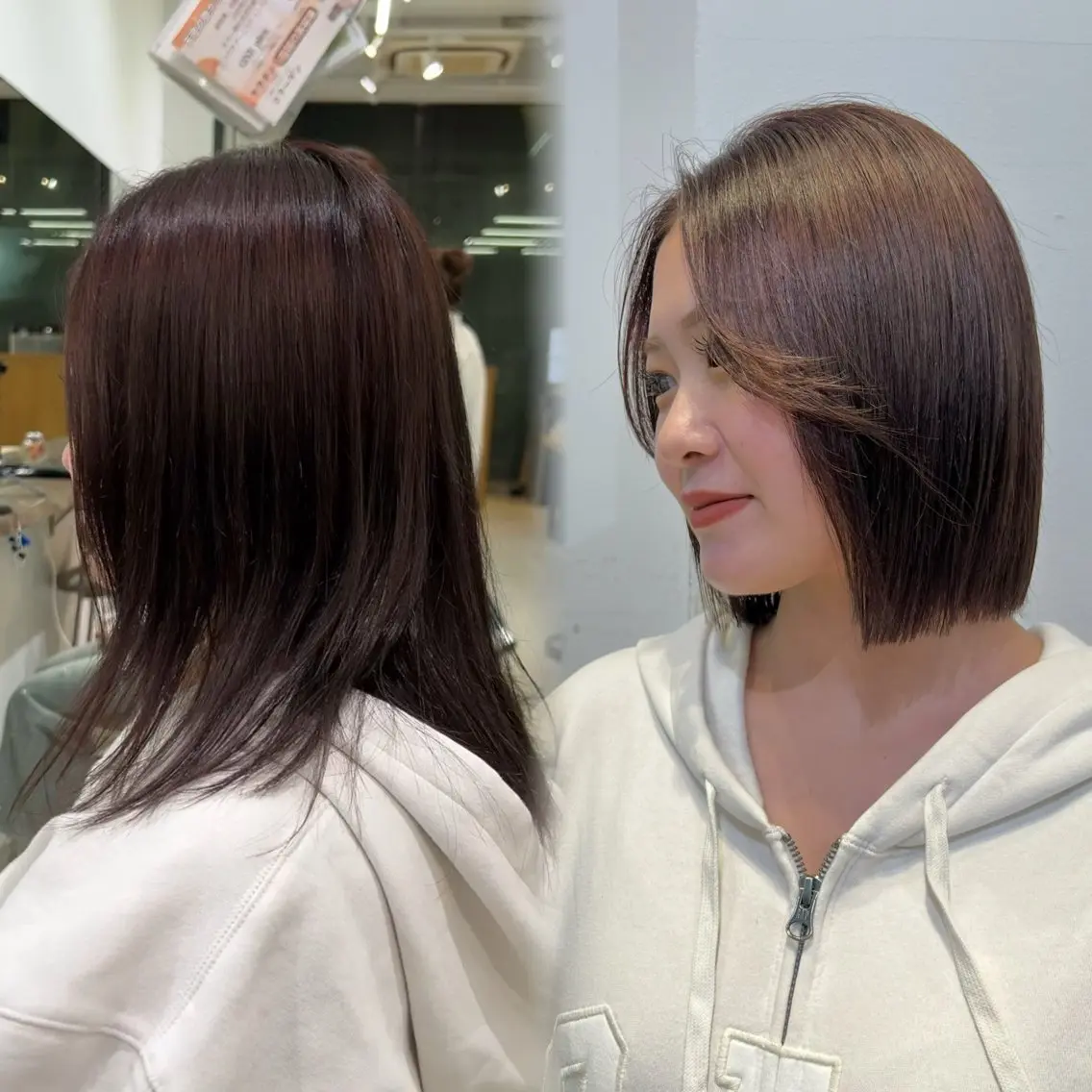 ショート カラー ⭐️似合わせボブ ⭐️かえでのヘアスタイル