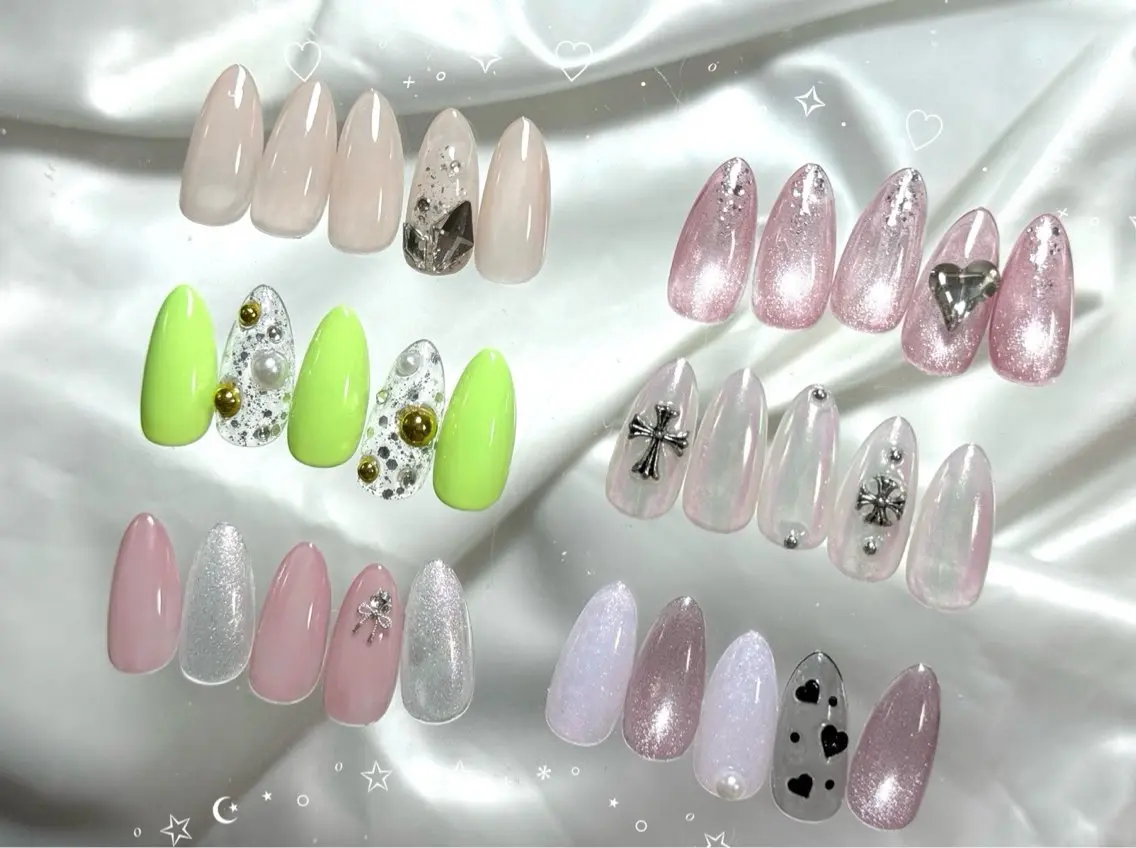 オフあり限定シンプルデザインネイル12種💅✨️￥8500~の写真