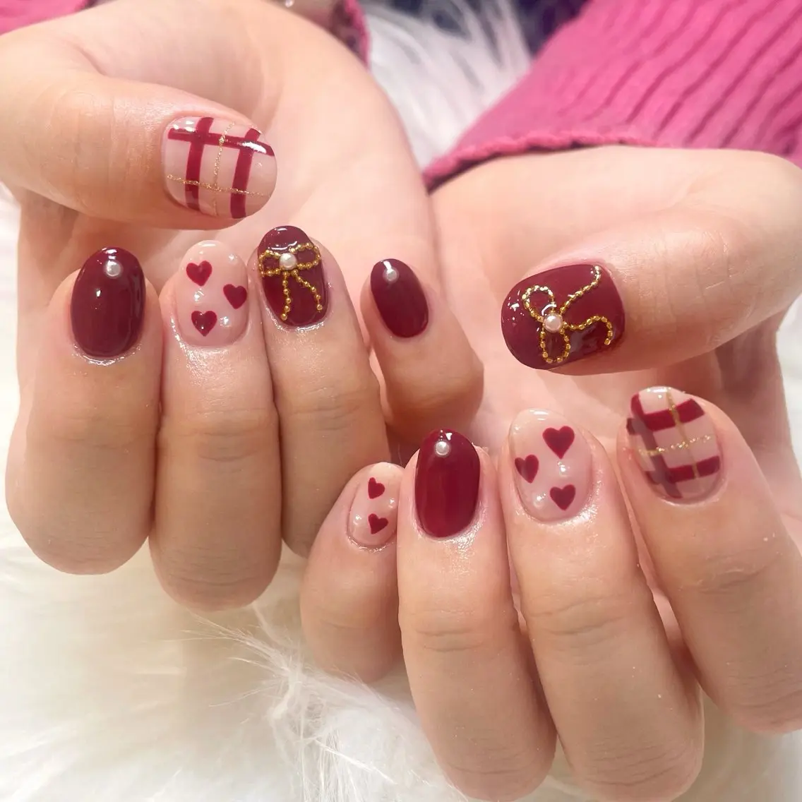 ネイル ハンドネイル 新井 ひなののネイルデザイン