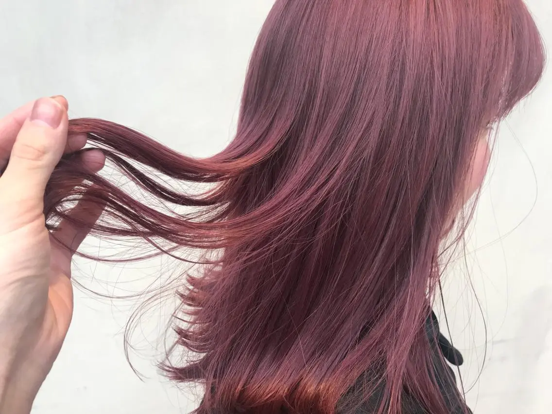 ミディアム カラー ブリーチ 艶髪育成サロン 京橋　shinのヘアスタイル