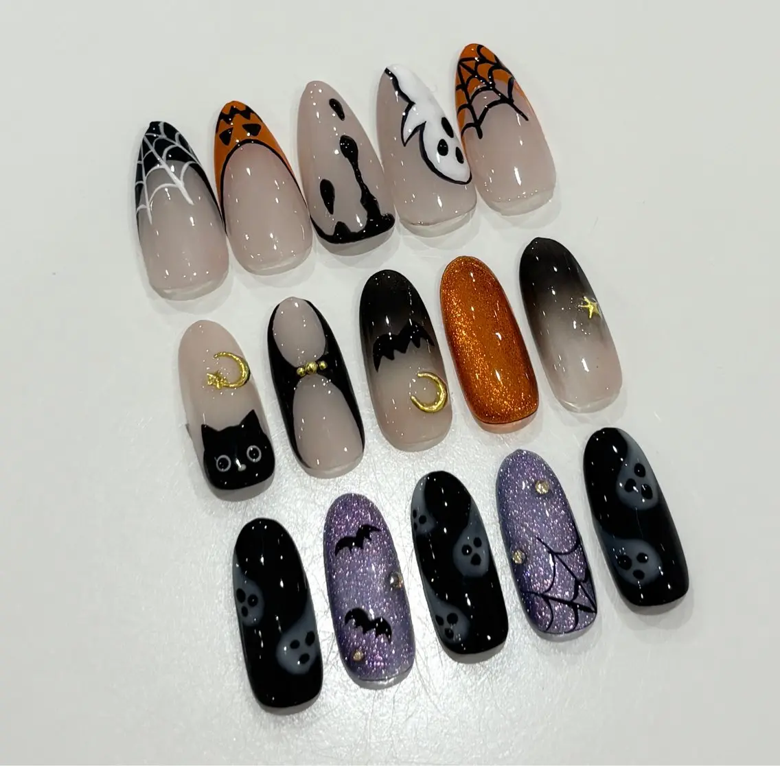 ネイル ハロウィン ハンドネイル FLY Nail Salonのネイルデザイン