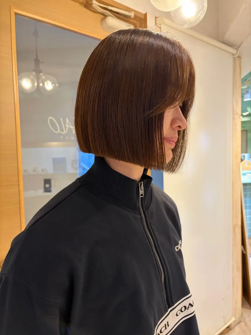 ミディアム カット anzu🤍透明感/ 似合わせhair🌛のヘアスタイル
