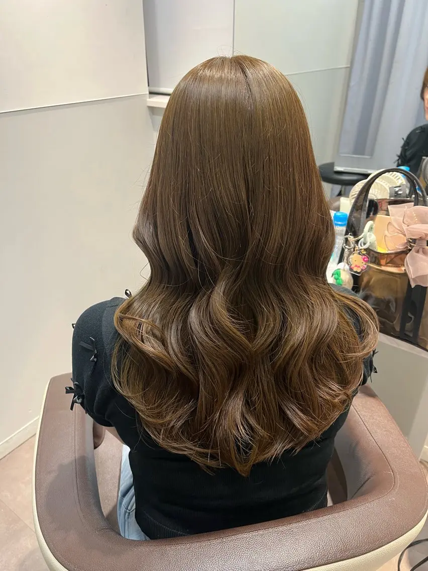 セミロング カット ヘアカラー トリートメント ayane 🩵のヘアスタイル