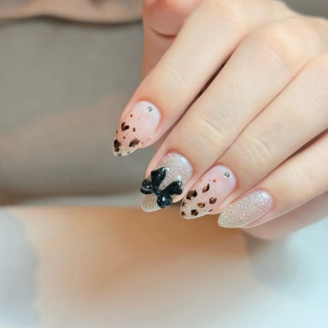ネイル チークネイル フレンチネイル グラデーション 韓国ネイル シンプルネイル ハンドネイル Risa_ Nailのネイルデザイン