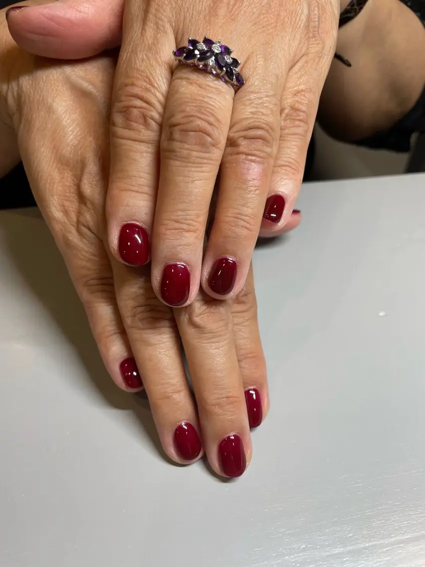 ネイル ボルドー ハンドネイル tanaka 25nailのネイルデザイン