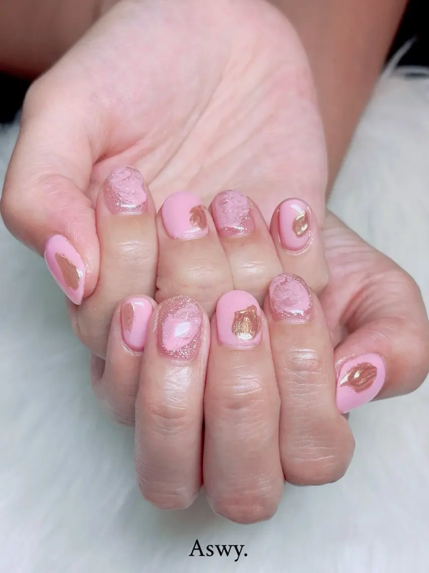 ネイル ハンドネイル Aswy.新小岩 chiiのネイルデザイン