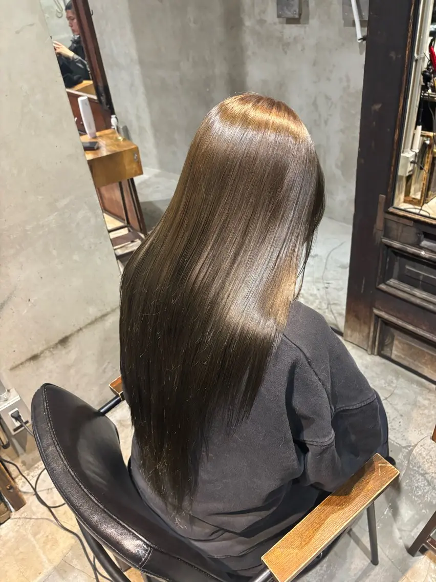 【ダメージレスで明るく🤩】ブリーチ無しダブルカラー✖️内部補修3ステップトリートメント🫧の写真