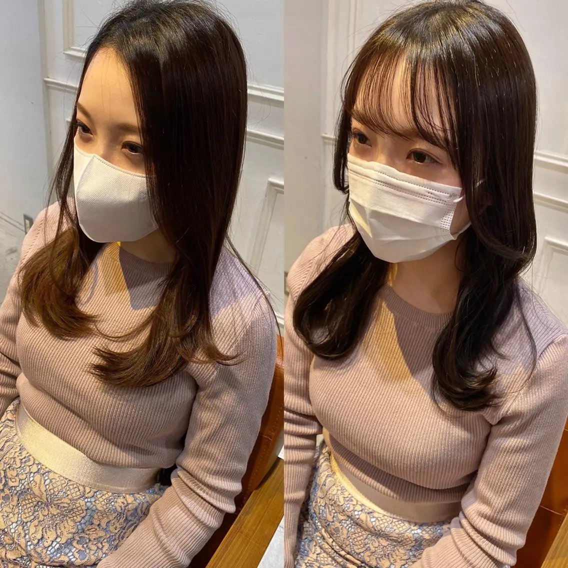 ロング カット ヘアカラー トリートメント ヘッドスパ 小林 佳祐のヘアスタイル