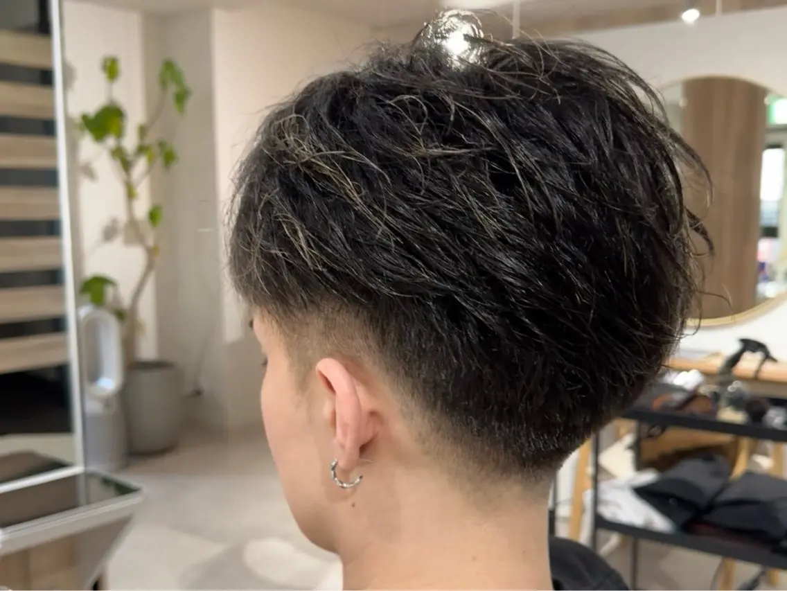 ショート メンズ カット 遠藤雄人/メンズ /センターパートのヘアスタイル