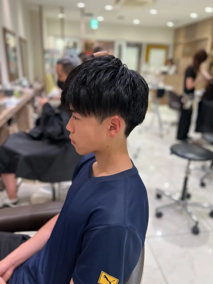 メンズ カット 中森 玲菜のヘアスタイル