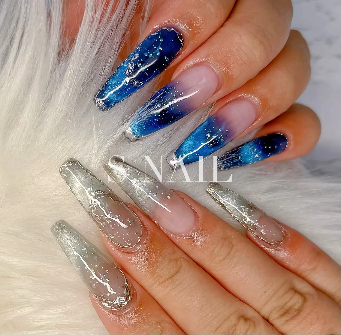 ネイル ラメ(グリッター) マグネットネイル ハンドネイル S.NAIL Suuのネイルデザイン